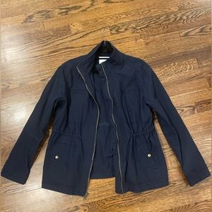 Navy Light Weight Khaki Material Jacket